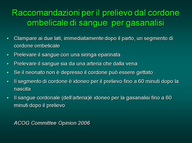 Il neonato asfittico