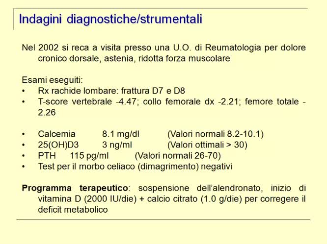 Donna con frattura di femore