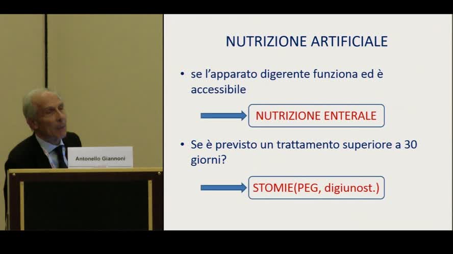 La Nutrizione Artificiale nell anziano disfagico indicazioni e limiti
