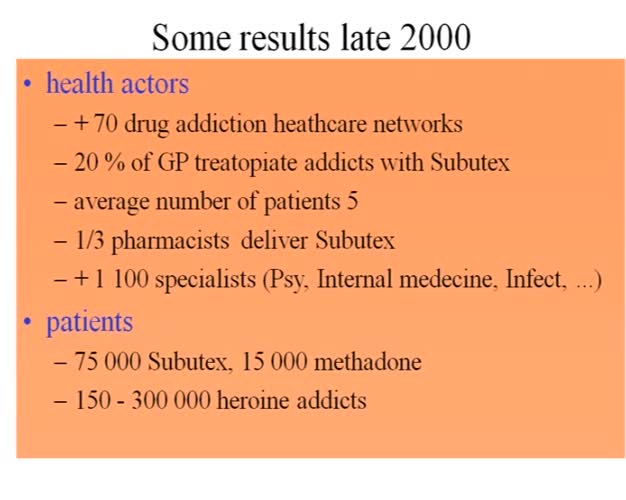 Suboxone in France Long is the Road, first step