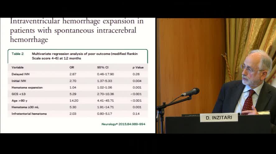 Emorragia cerebrale intraparenchimale spontanea: stratificazione prognostica e gestione terapeutica. Proposta del modello assistenziale toscano