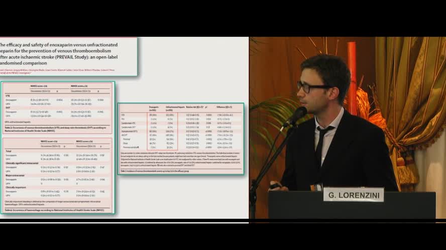 Caso clinico Prevenzione del TEV nel paziente con stroke