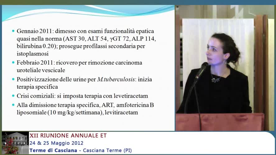 Cirrosi biliare primitiva in paziente hiv con recente istoplasmosi disseminata