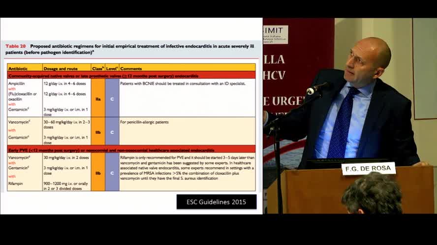 Endocardite infettiva gestione nell'urgenza