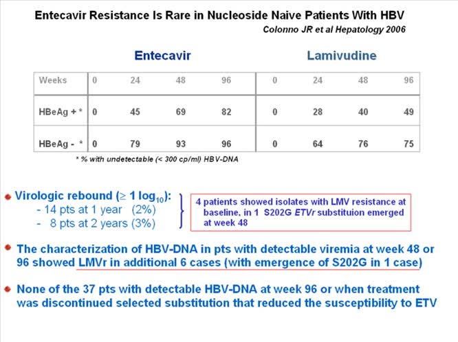 Gli analoghi nucleos(t)idici per il controllo sull'infezione da HBV