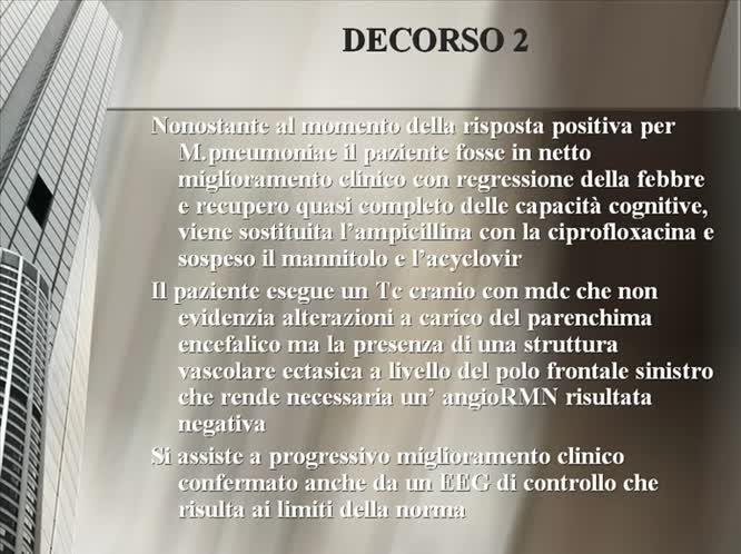 Ruolo della terapia antibiotica nel trattamento dell'encefalite da mycoplasma pneumonise