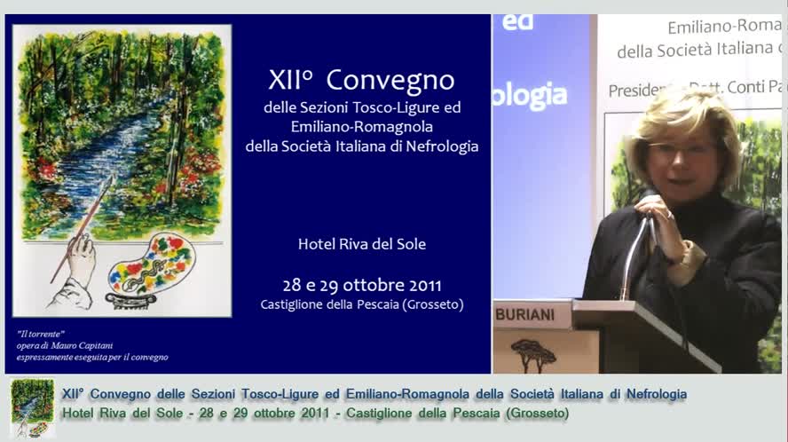 Saluti del presidente del convegno