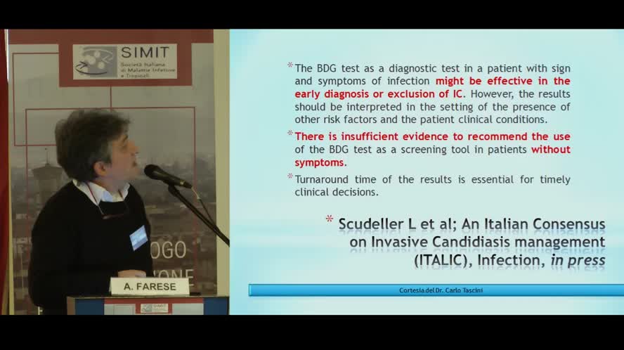 Infezioni Fungine nel paziente critico