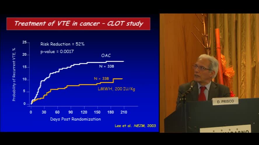 Prevenzione e trattamento del TEV nel paziente affetto da neoplasia