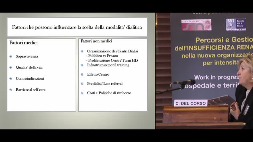 La fase predialitica e la scelta della terapia dialitica.