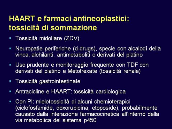 HAART e Chemioterapia