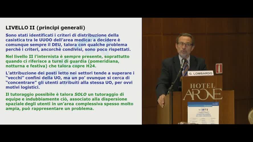 Organizzazione dei livelli di intensità di cura in Medicina Interna: esperienze in Toscana