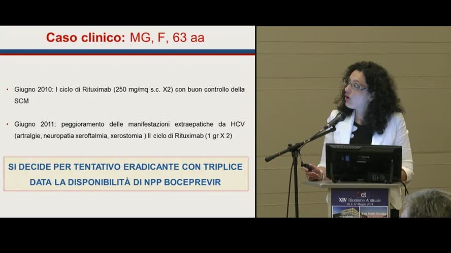 Remissione clinica persistente in un caso di crioglobulinemia mista a seguito di terapia combinata con Rituximab e triplice terapia Anti-HCV utilizzante Boceprevir