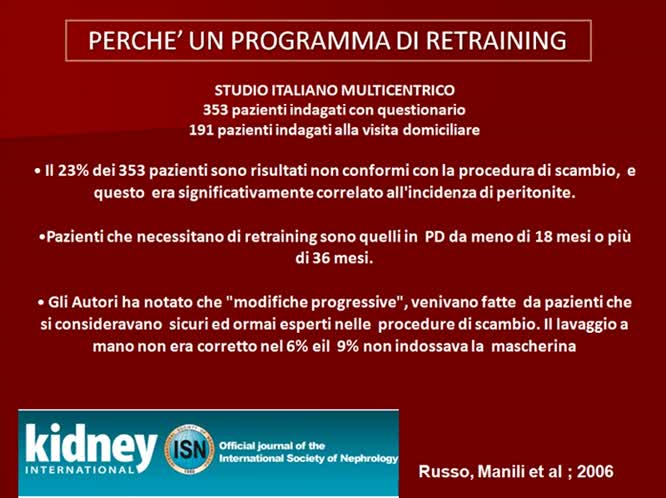 Re-Trining in Dialisi Peritoneale: la Proposta concreta per assicurare la compliance del paziente a lungo termine