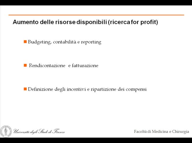 Introduzione: I problemi emergenti nel fare ricerca in un azienda Sanitaria