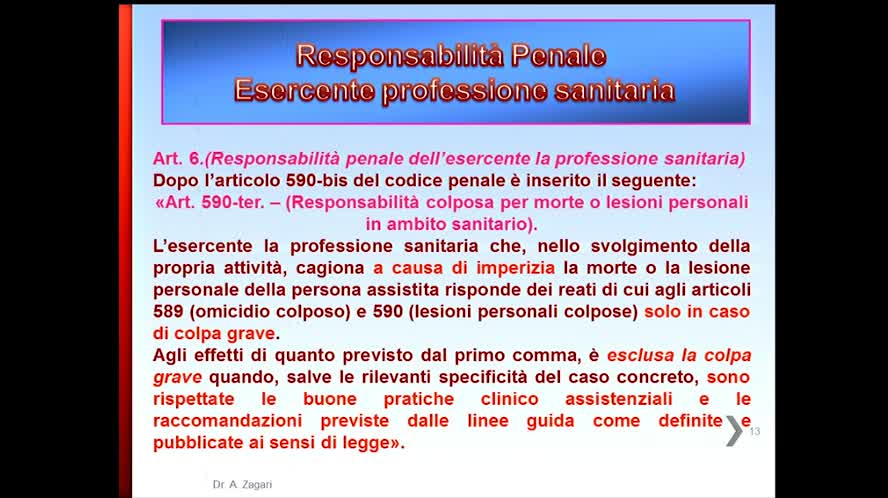 Sviluppi e possibili novità legislative in tema di responsabilità professionale in campo sanitario. Responsabilità professionale dell'infermiere nel posizionamento dei PCC/Midline