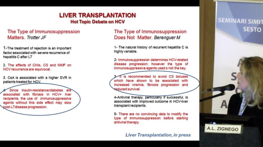 Infezioni da HCV e trattamenti immunosoppressivi