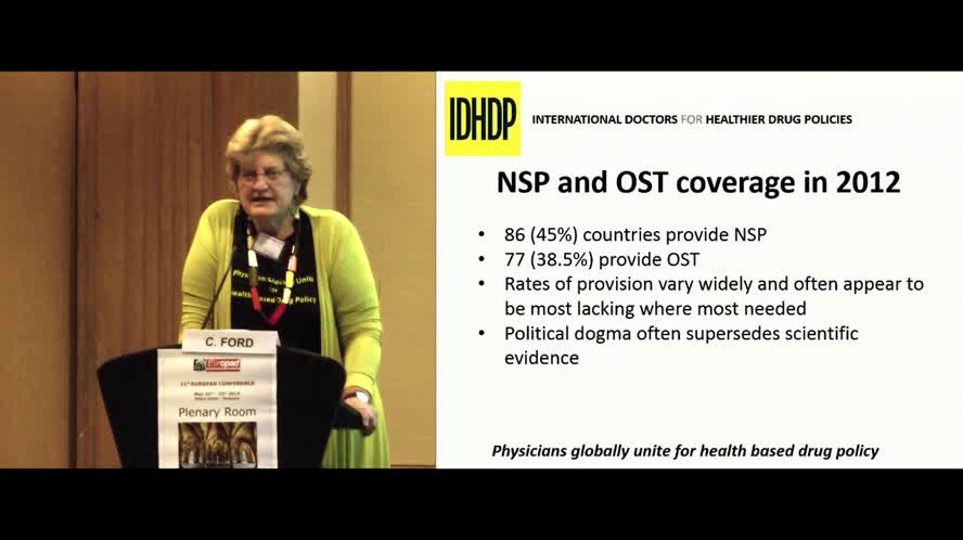 Healthy Drug Policies Improve Health and Access to Treatment - Doctors Need to Promote Such Policies