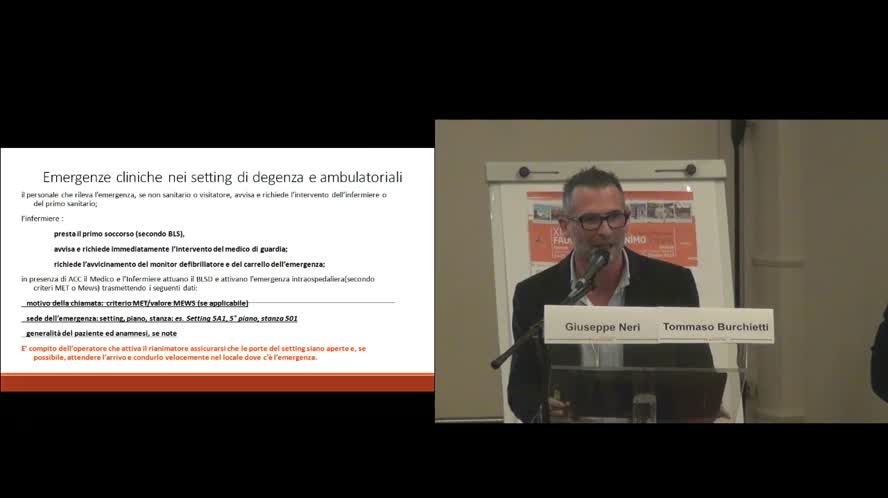 Riconoscimento del paziente critico e prevenzione ACR