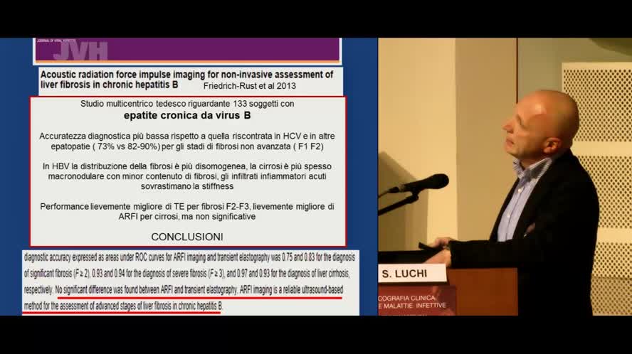 Valutazione non invasiva   della fibosi epatica - ARFI  