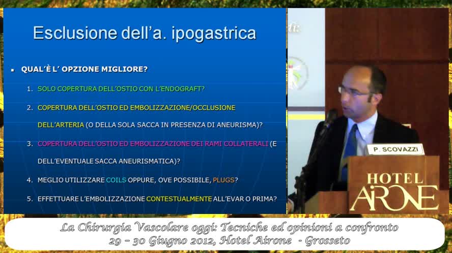 Quando rivascolarizzare l'arteria ipogastrica in corso di EVAR?