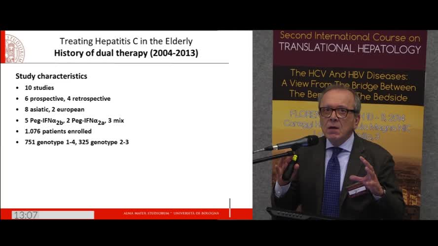 DAA treatment of HCV patients with advanced liver disease and/or age