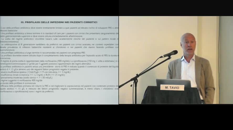 Infezioni nel paziente cirrotico e trapiantato di fegato