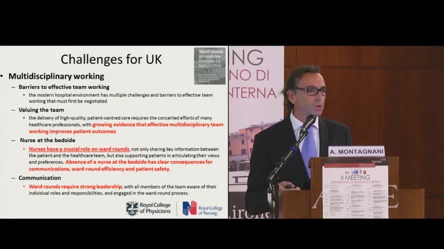 Il giro visita congiunto medico-infermiere: retaggio del passato o ambizione per il futuro? Il punto di vista medico