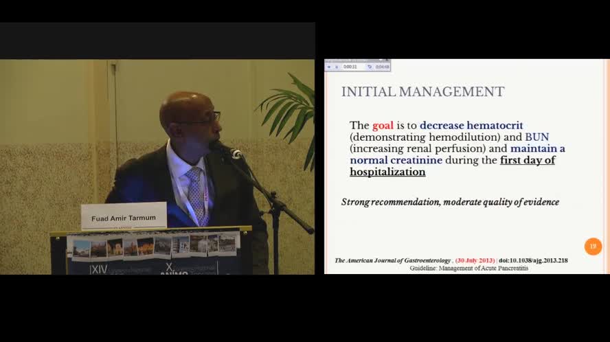 Pancreatite acuta non litiasica: terapia evidence-based