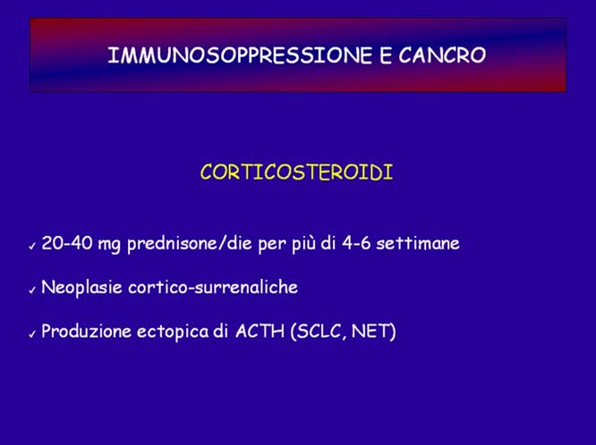Il paziente con tumori solidi