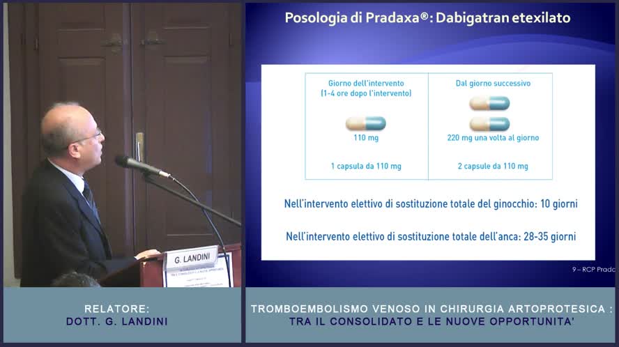 Nuovi farmaci antitrombotici orali Caratteristiche e risultati dei trials clinici nella chirurgia protesica di anca e ginocchio