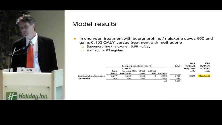 Pharmacoeconomic evaluation of opioid substitution treatment in Slovenia