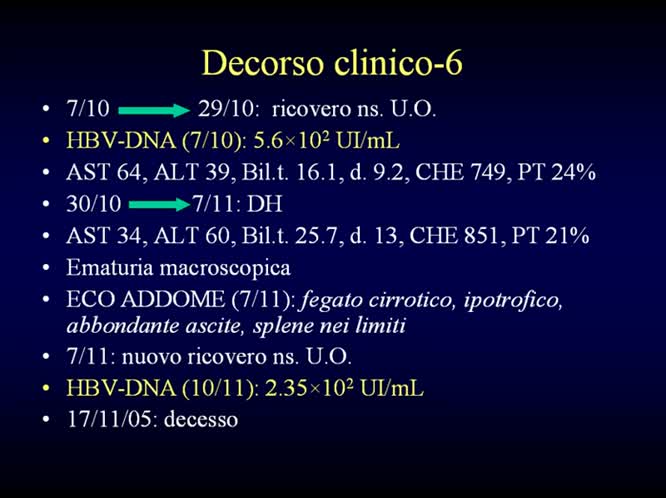 Riattivazione di HBV dopo terapia con rituximab