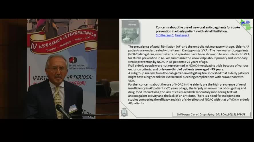 Rischio trombotico ed emorragico utilizzo dei NAO