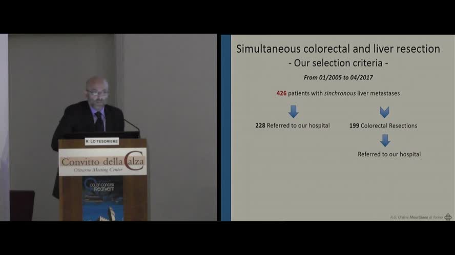 Synchronous MI approach to liver METS