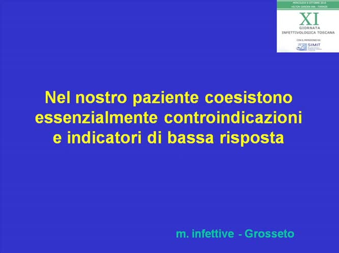 Perchè non trattare il paziente coinfetto
