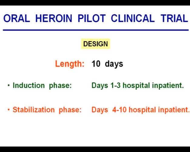 New proposal of maintenance of opiate addicts with oral diacetylmorphine