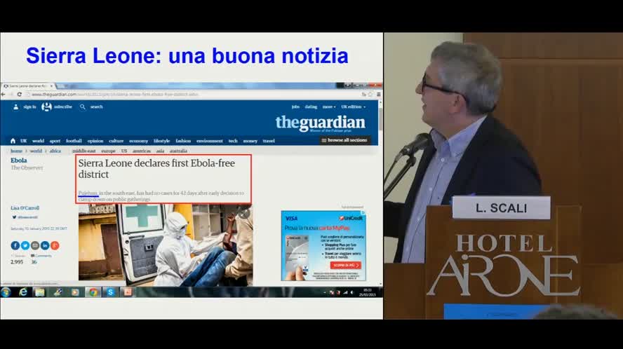 Emergenza ebola in Sierra Leone l' intervento di Medici con l' africa Cuamn