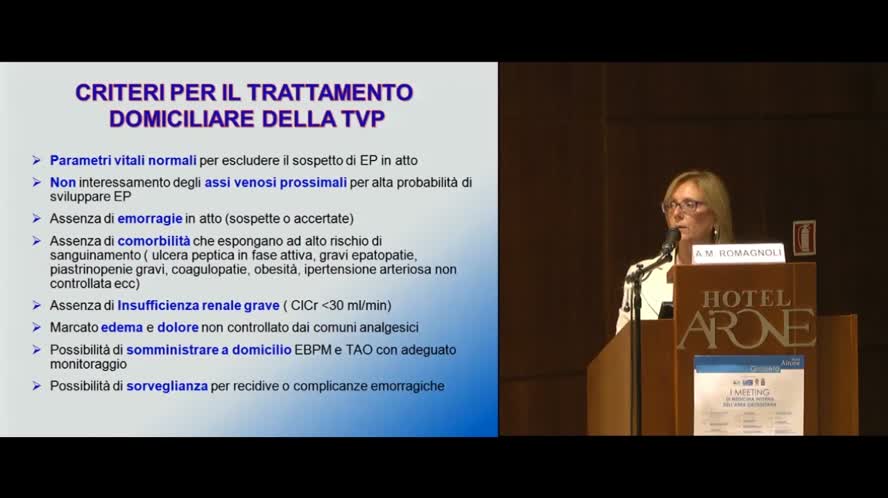 Trattamento della trombosi venosa: ospedale o domicilio?