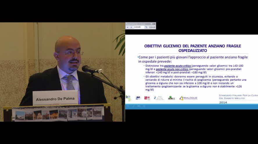 Gestione ospedaliera del paziente diabetico fragile