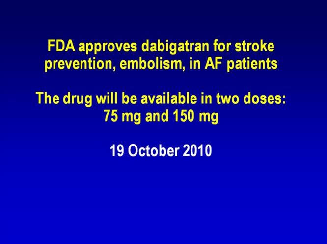 I nuovi farmaci anticoagulanti