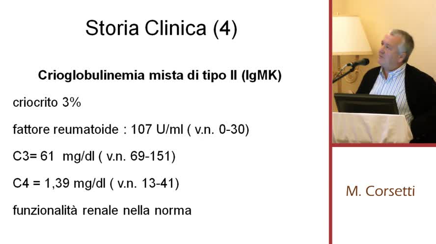 Crioglobulinemia in corso di infezione cronica