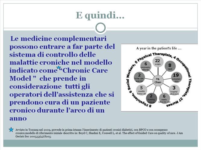 Approccio integrato al  paziente in regime
